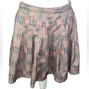 SOLD Vintage Pastel Kaleidoscope Pebble Beach Skirt (14)